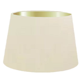 Beige Cotton French Drum Lampshade