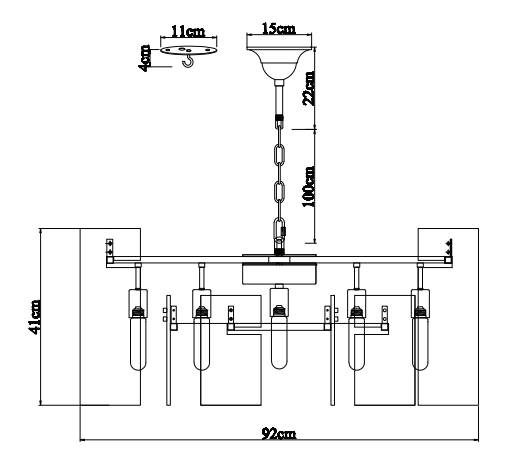 Berlin Glass Chandelier