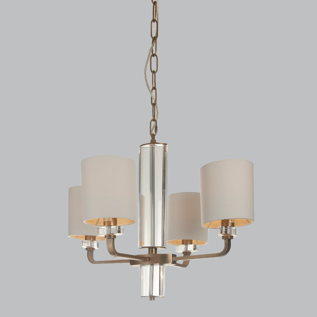 Briar Antique Brass Chandelier