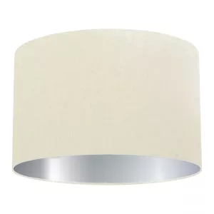 Ivory Cotton Drum Lampshade