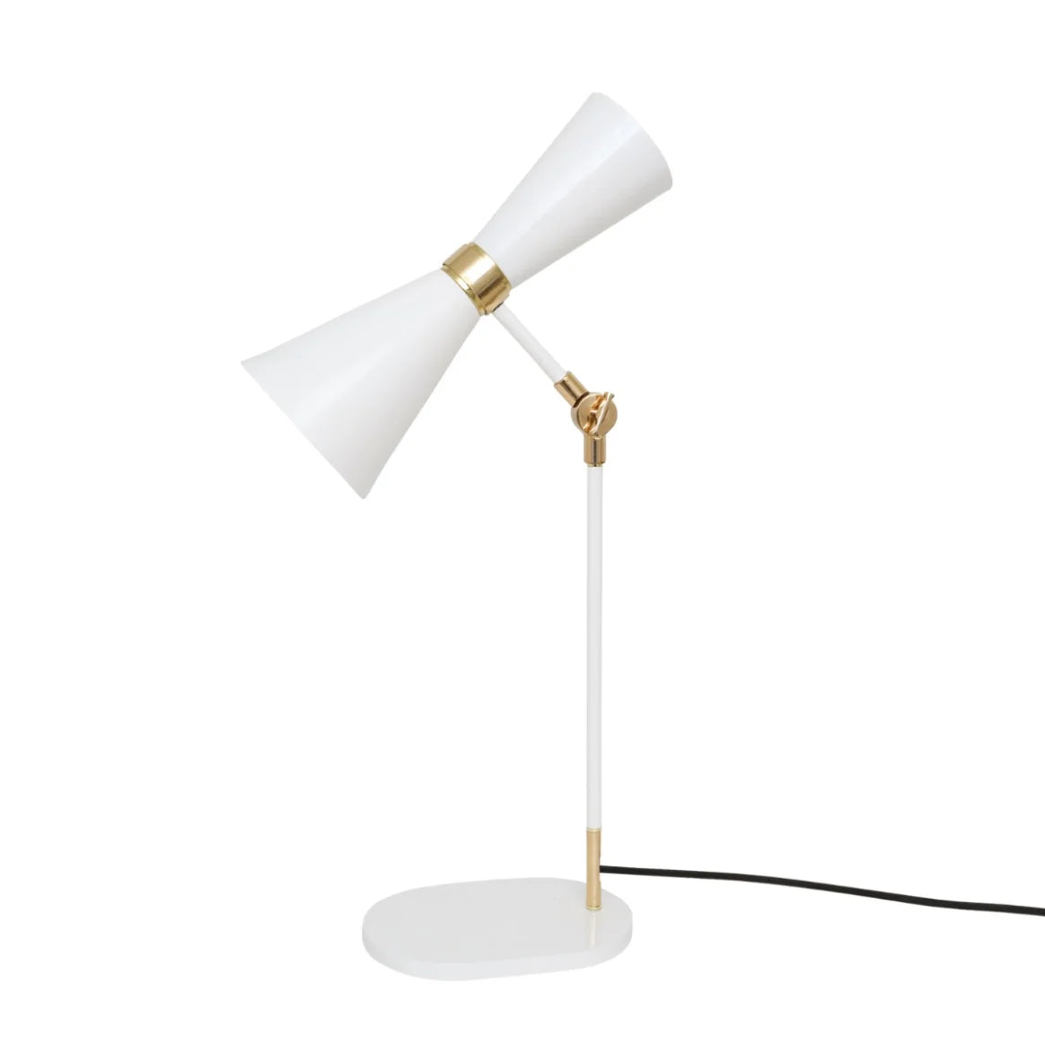 Cairo Mid-Century Brass Table Lamp