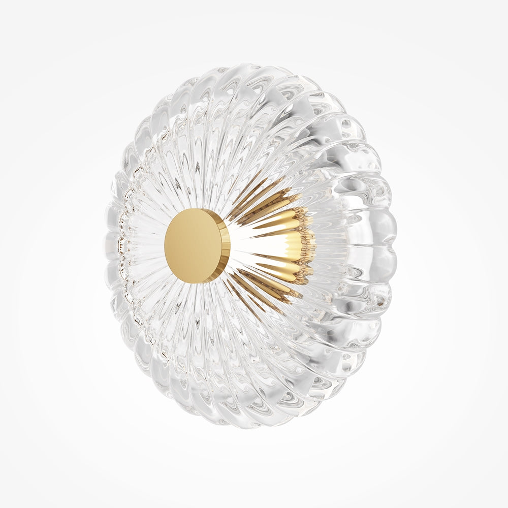 Amulet Glass Round Wall Light
