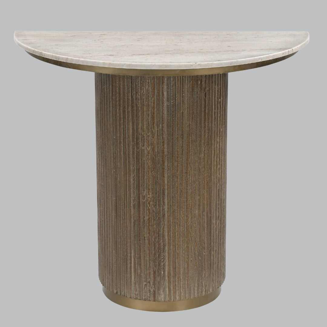 Milo Wood & Marble Console Table