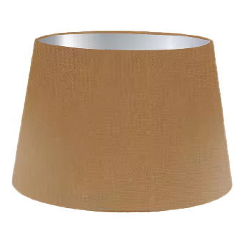 Ochre Silk French Drum Lampshade