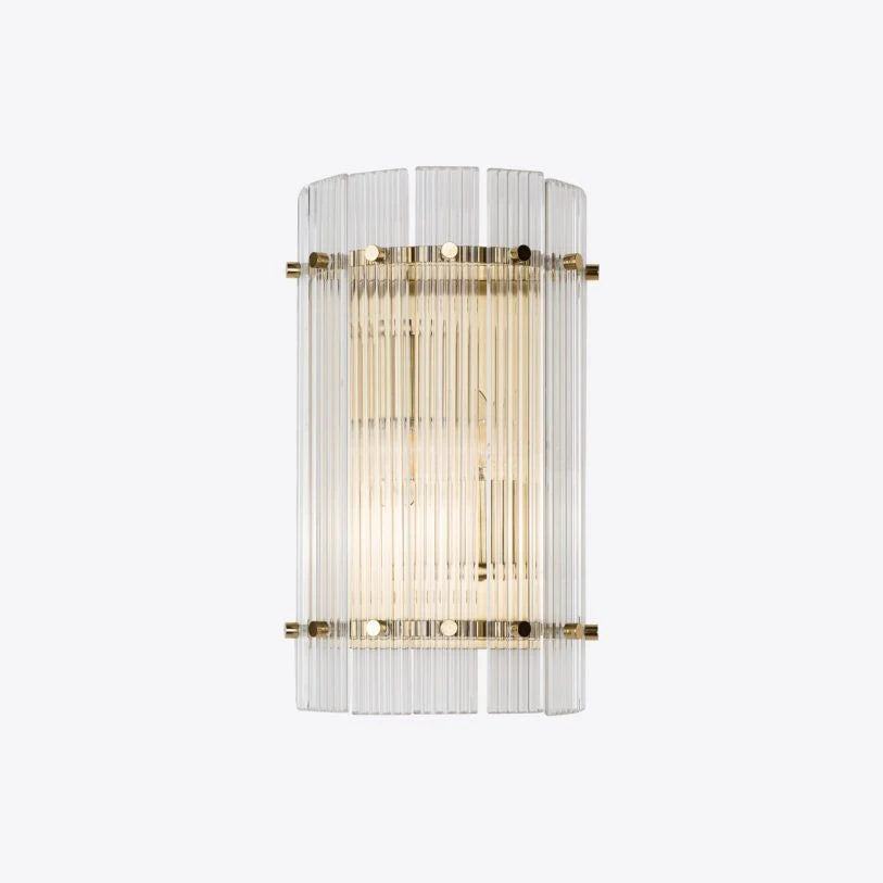 San Francisco Ribbed Glass Wall Light