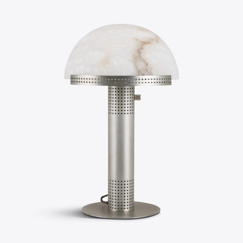 Bronx Alabaster Mushroom Table Lamp