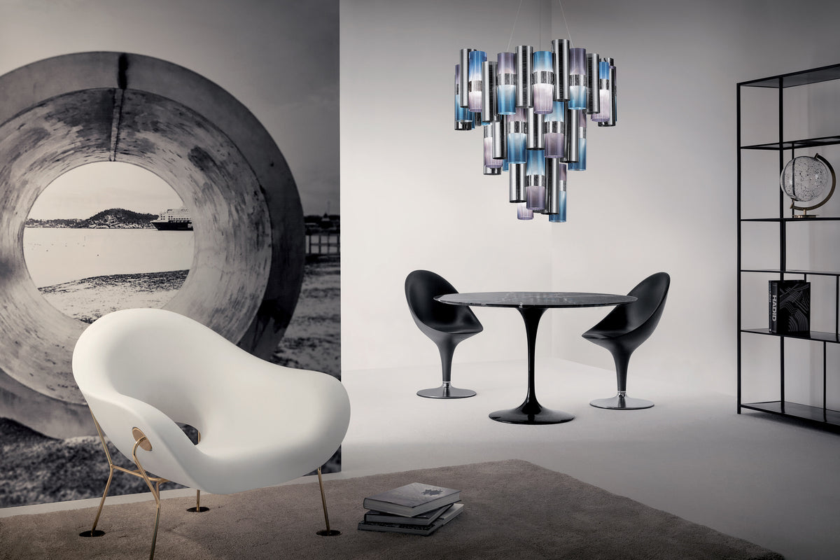 La Lollo Three-Tier Chandelier