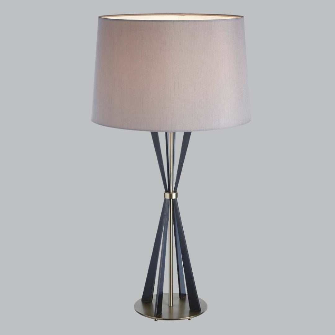 Vega Antique Brass Table Lamp