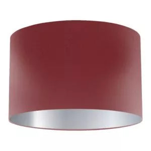 Wine Silk Drum Lampshade