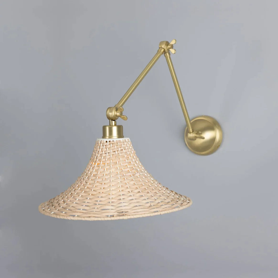 Savannah Rattan Large Wall Light