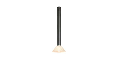 Torres tall ceiling light by CTO Lighting - Bronze and Alabaster