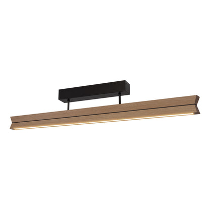 Twin Wooden Ceiling Light