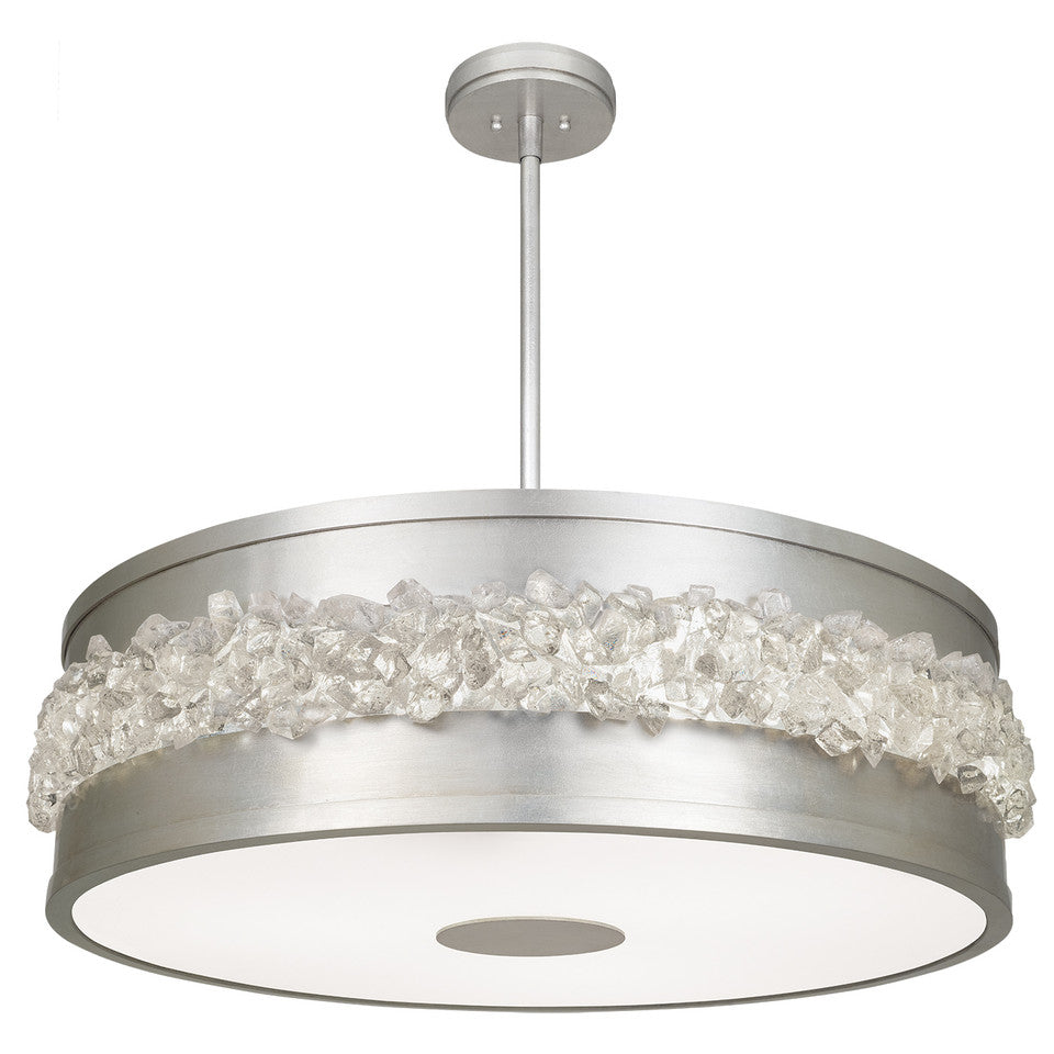 Arctic Halo Round Pendant with Rod