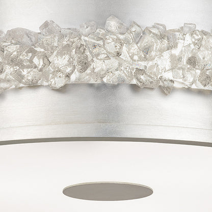 Arctic Halo Round Pendant with Rod