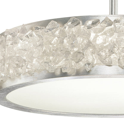 Arctic Halo Round Semi-Flush Ceiling Light