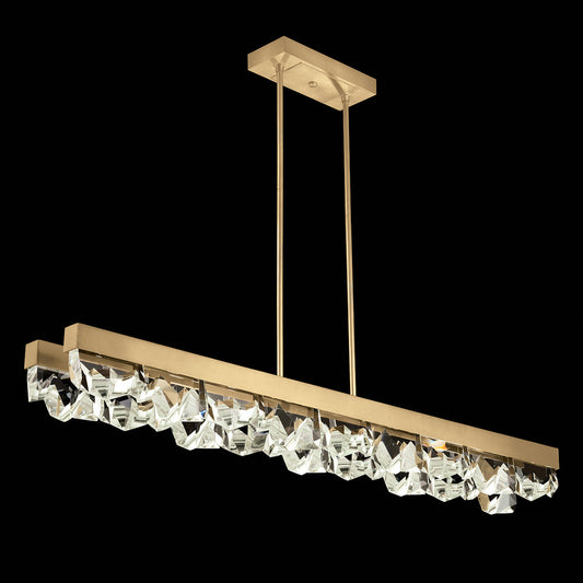 Strata Double Linear Pendant