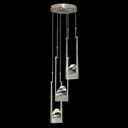 Strata 3 Light Round Cluster Pendant