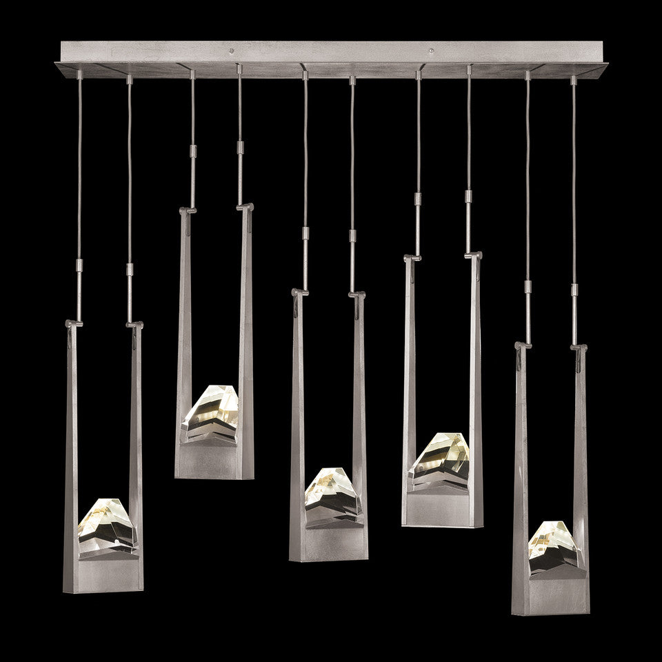 Strata 5 Light Linear Cluster Pendant