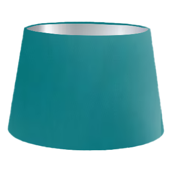 Aqua Silk French Drum Lampshade