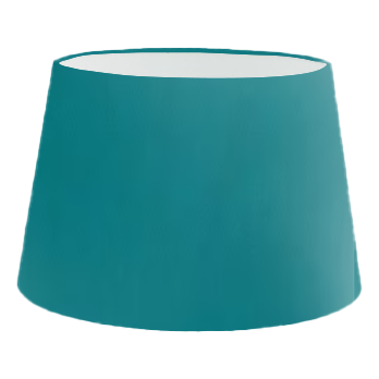 Aqua Silk French Drum Lampshade