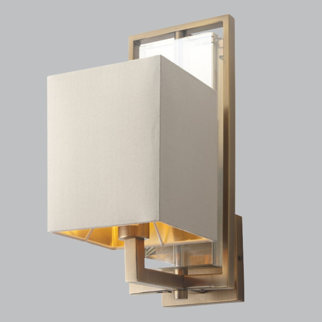 Arden Antique Brass Wall Light