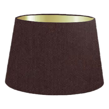 Aubergine Cotton French Drum Lampshade