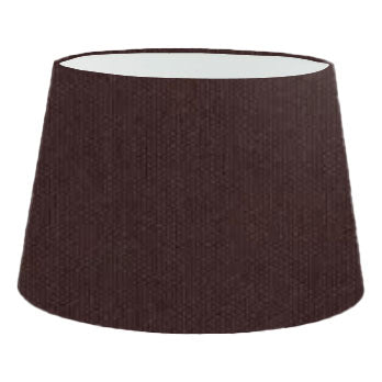 Aubergine Cotton French Drum Lampshade