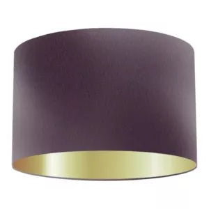 Berry Silk Drum Lampshade