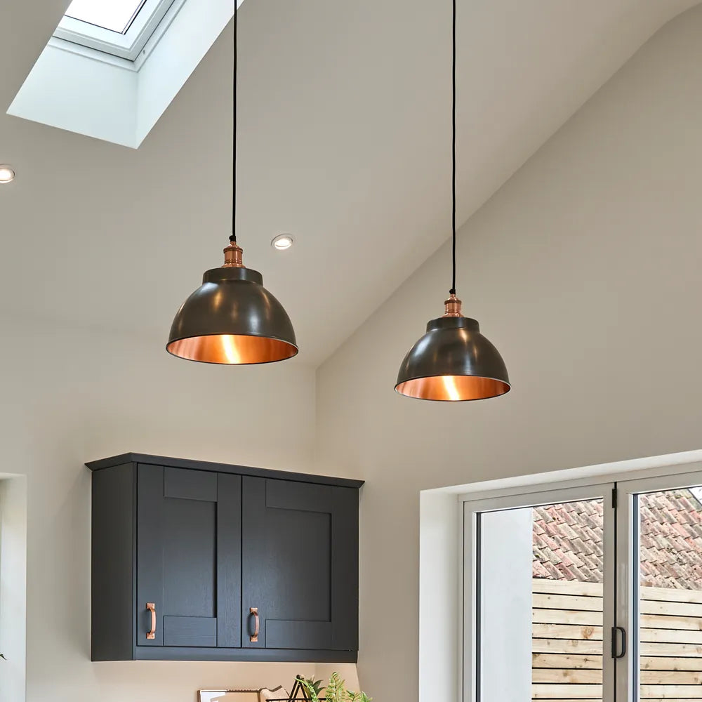 Brooklyn Dome Pendant Light - 33cm