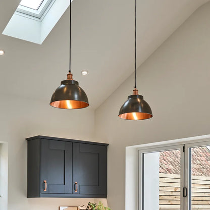 Brooklyn Dome Pendant Light - 33cm