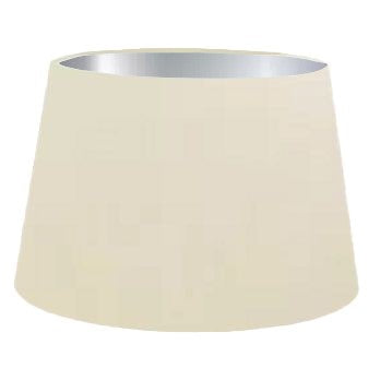 Beige Cotton French Drum Lampshade