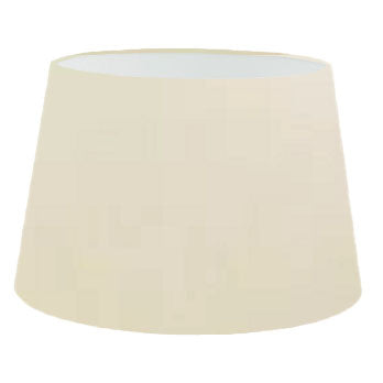 Beige Cotton French Drum Lampshade