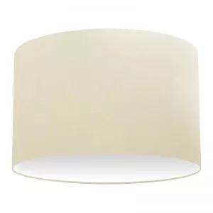 Beige Cotton Drum Lampshade