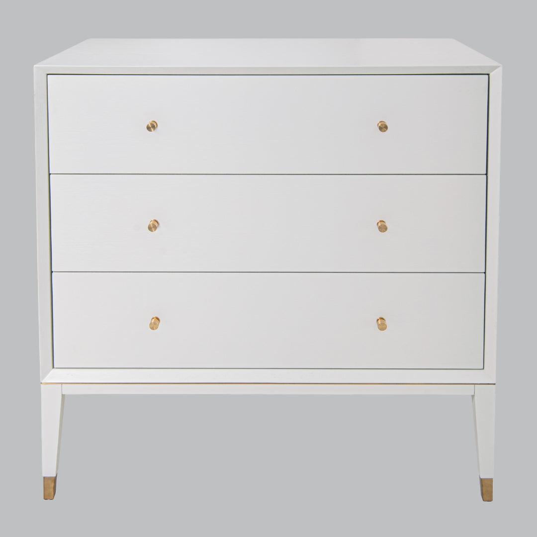 Bex White Chest Of Drawers - 3 Drawer