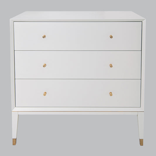 Bex White Chest Of Drawers - 3 Drawer