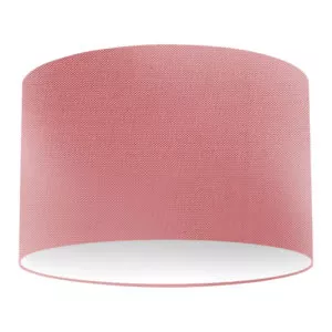 Blush Silk Drum Lampshade