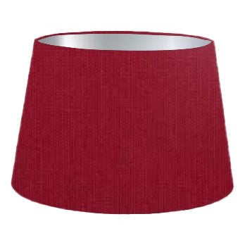 Brick Red Cotton French Drum Lampshade