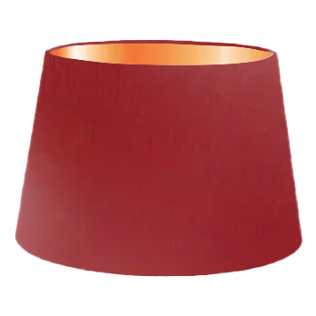 Burgundy Silk French Drum Lampshade