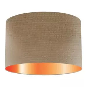 Cedar Silk Drum Lampshade