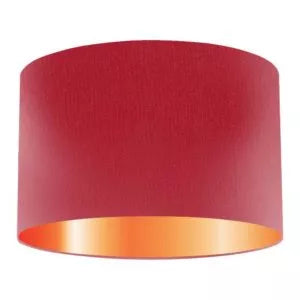 Cherry Silk Drum Lampshade