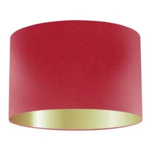 Cherry Silk Drum Lampshade