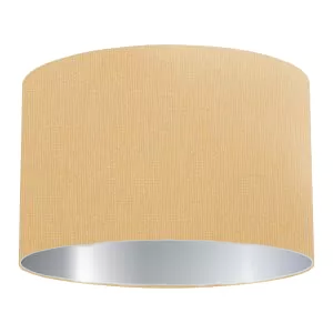 Camel Cotton Drum Lampshade