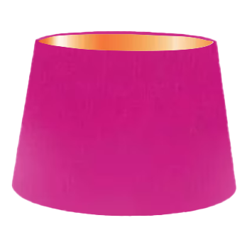 Cerise Silk French Drum Lampshade