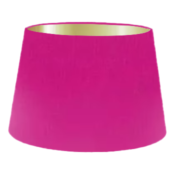 Cerise Silk French Drum Lampshade