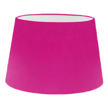 Cerise Silk French Drum Lampshade