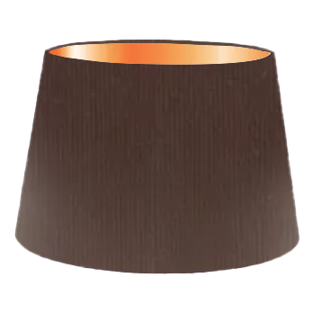 Chocolate Silk French Drum Lampshade