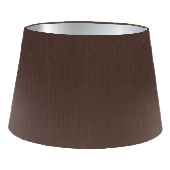 Chocolate Silk French Drum Lampshade