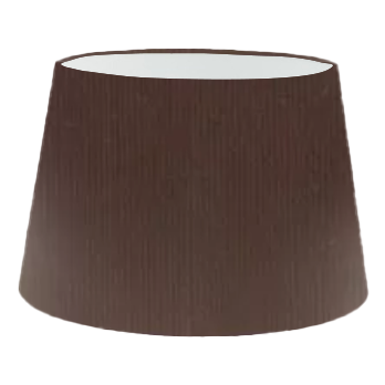 Chocolate Silk French Drum Lampshade