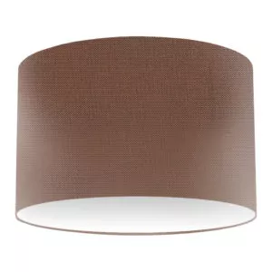 Cinnamon Silk Drum Lampshade