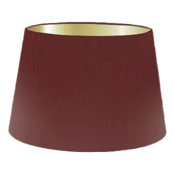 Claret Silk French Drum Lampshade